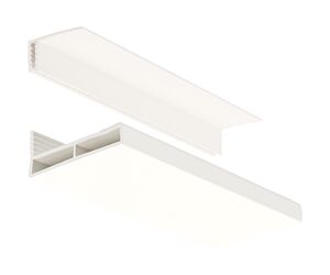 PVC plafondplintprofiel 2-delig 35 x 6 mm Bianco lengte 270 cm