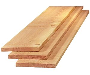 22 x 200 mm Douglas fijnbezaagd onbehandeld + antiblauw PEFC