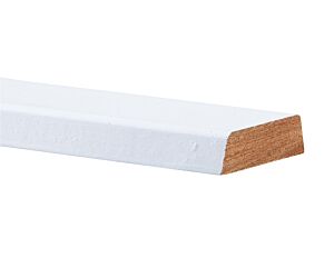12 x 45 x 4900 mm platstuk model B (schuin) hardhout gegrond FSC