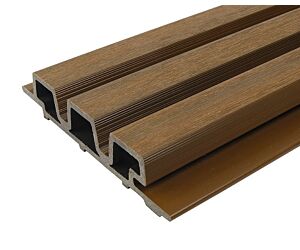 33 x 170 x 2900 mm WPC WEO35 geveldeel Teak (wb=140mm) Brandklasse E