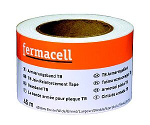 Fermacell zelfklevend gaasband 60 mm 45 m1
