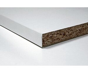 18.0 mm x 2500 x 400 Geplastificeerde panelen wit structuur 100gr. FSC