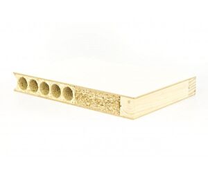 Bergron voorbewerkte stompe deur tubulair 93 x 231.5 cm