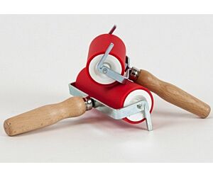 Aandrukroller 5 cm met rood kunststof handvat