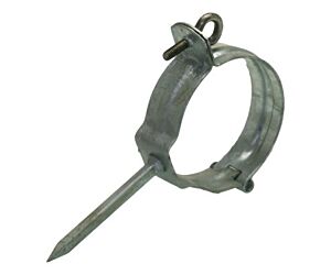 Scharnierbeugel gegalvaniseerd Ø 103 mm rechte pen 10 cm