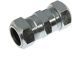Knelkoppeling recht 15 mm