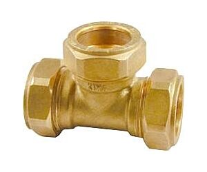 Knelkoppeling T-stuk 12 x 12 x 12 mm