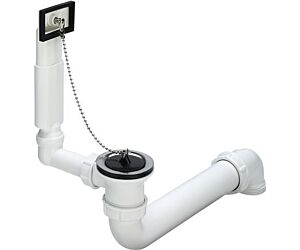 PVC aanrechtplug met overloop