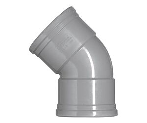 Bocht 110 mm DW 2xMM 45 gr.