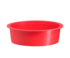 Speciedeksel 125 mm Rood