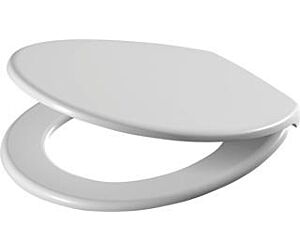 Pagette Rondo 280s closetzit + deksel scharnier RVS kleur wit