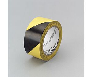 Markeringstape 50 mm x 33M Zwart/Geel