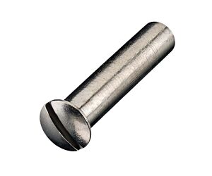 Hulsmoer messing vernikkeld M4 x 22.5 mm