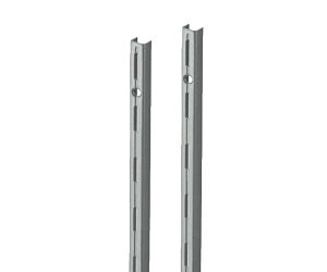 Wandrail Element enkel zilver 150cm