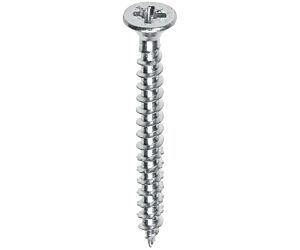 Heco spaanplaatschroef verzinkt VK Poz. 3.5 x 25 mm voldraad (200 st/ds)