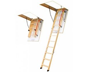 Fakro 3-delige zoldertrap LWK 70 x 120 cm bakhoogte 14 cm