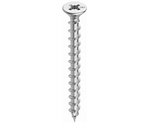 Heco spaanplaatschroef RVS VK Poz. 3.5 x 20 mm voldraad (200 st/ds)