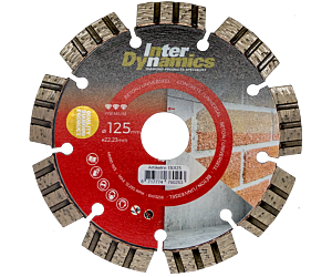 InterDynamics Univ. / Beton Prem. diamantzaagblad 125 x 22.23 mm 3 mm