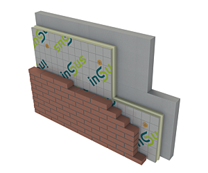 InSuWall PIR 100mm x 1200 x 600 TG4 Rd4,50 (5pl/pak)