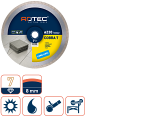 Rotec Diamantzaagblad 'SC 660' ø125x1,6xø22,2 (vpe 1)