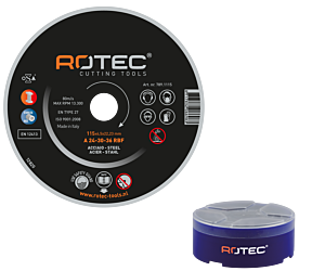 Rotec Afbraamschijf 'STAAL' ø125x6,5xø22,2 (vpe 10)