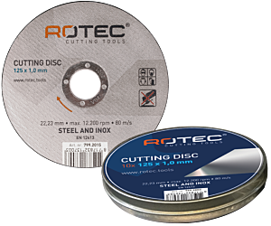 Rotec Doorslijpschijf OPTI-LINE, blik, ø115x1,0xø22,2 v (vpe 10)